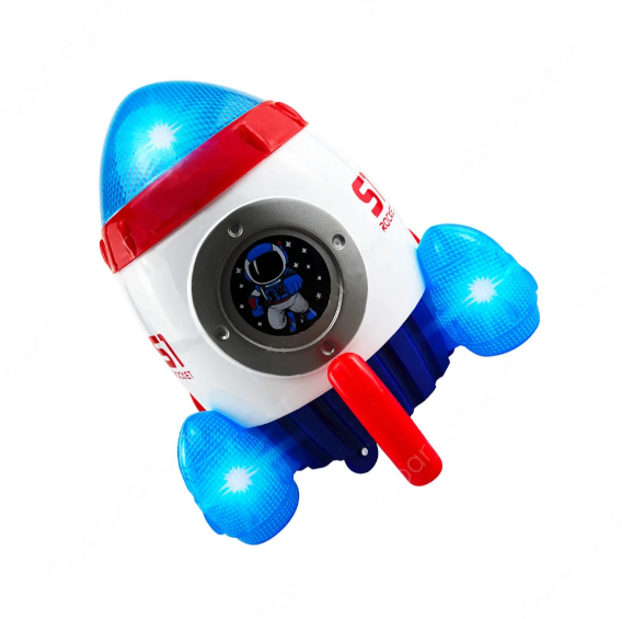 Jucarie pentru copii racheta nava spatiala cu lumini muzicale  