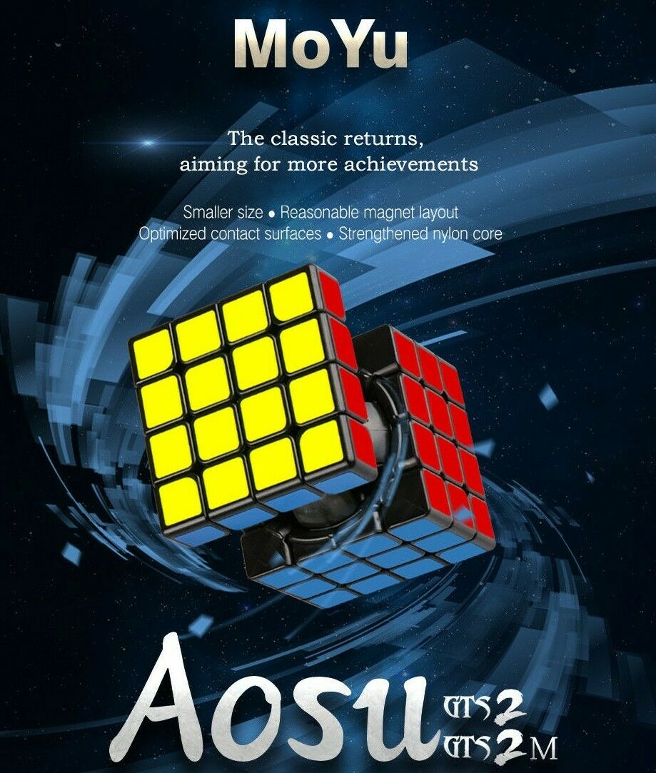 Cub Rubik 4x4x4 MoYu Mei-long Black