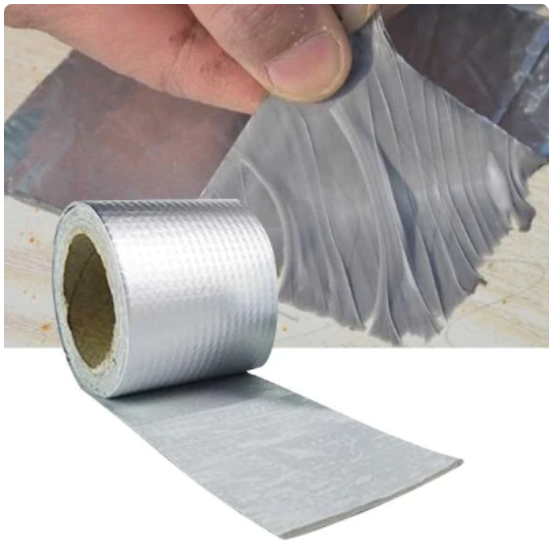 Banda adeziva durabila aluminiu, rezistentă la apă, aderență sporita, 10CM X 500CM