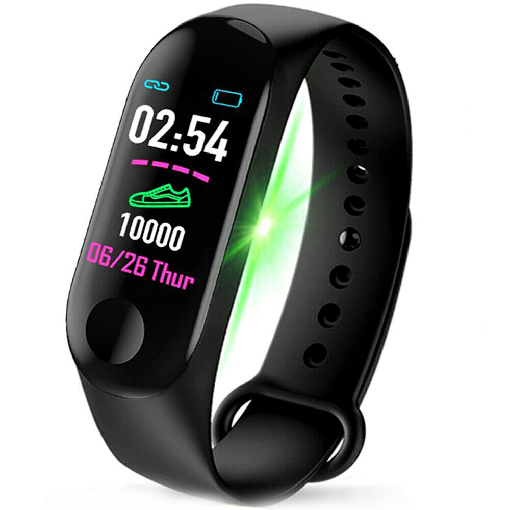 Bratara Fitness M3, ecran TFT 0.96inch, USB, bluetooth, masurare ritm cardiac si alte functii ale organismului