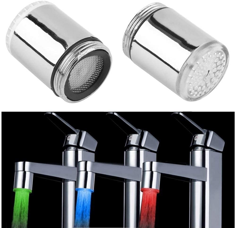 1 + 1 PROMO - Cap de robinet cu LED multicolor 