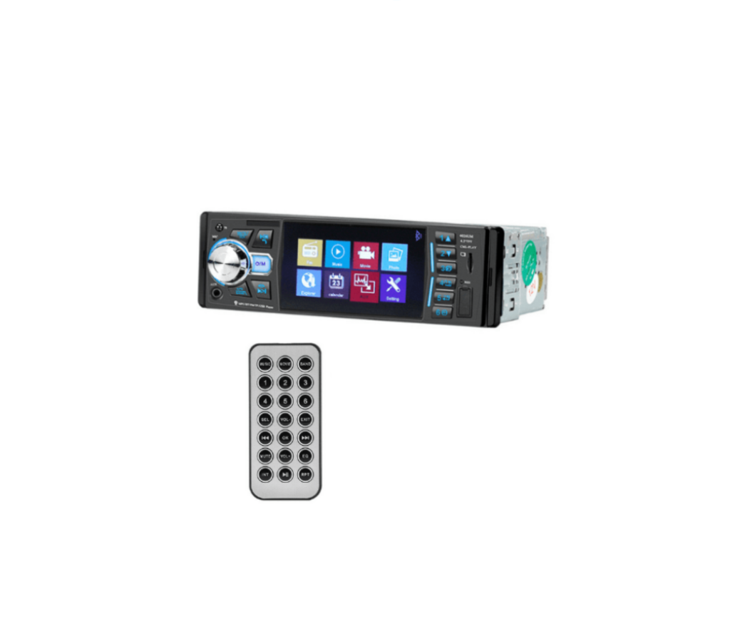 Radio cu MP5 Player si Bluetooth, 4026UM pentru Masina, 60 X 4 W, cu Telecomanda, USB, Aux, Negru, teleMAG