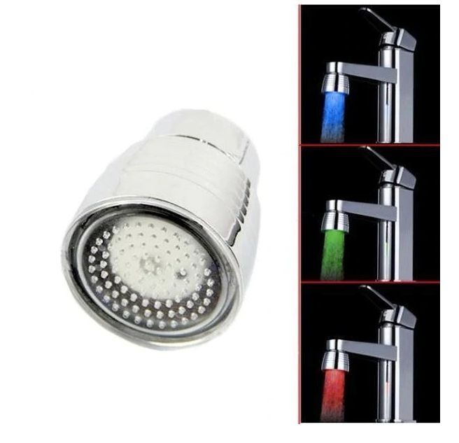 Cap de robinet cu LED multicolor teleMAG