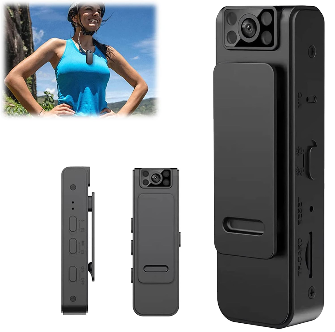 Mini Camera Video Actiune 2K | Stabilizare 5 Axe | WiFi Control Aplicatie | Obiectiv Rotativ 180° | Compacta Portabila