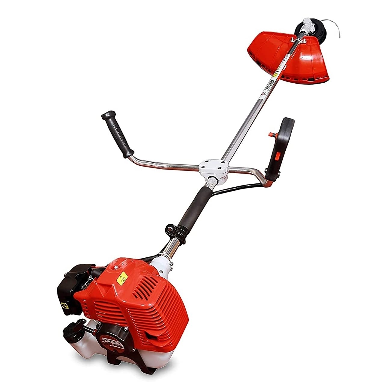 Motocoasa pe Benzina, 1.7 CP, Motor 2 Timpi, Diametru Taiere 20 cm, Disc 3 Lame si Bobina Fir