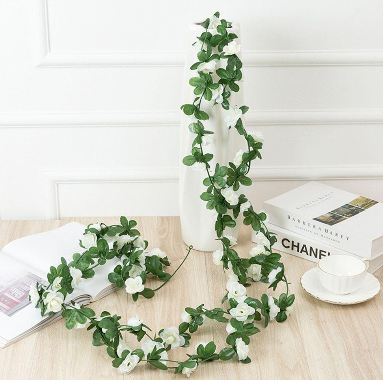 AIBAOBAO Fiori artificiali Glicine 12PCS, Fiori finti Ghirlanda di vite, Piante pendenti