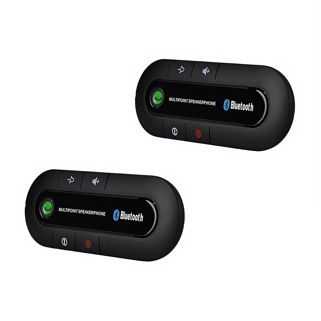 1+1 PROMO Handsfree Auto Bluetooth | Kit Auto V3.0 | 20h Convorbire | Standby 1000h | Clema Parasolar