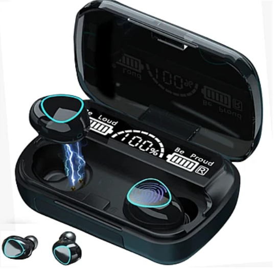 Casti Wireless M10 TWS cu Bluetooth 5.3 si display