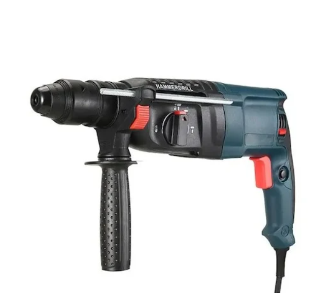 Ciocan Rotopercutor Profesional, 1100 W, 30mm, 1200 Rpm, accesorii si valiza pentru transport
