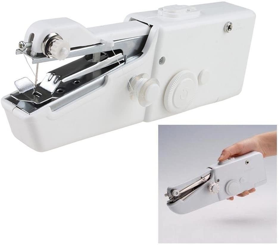 Masina de cusut manuala, portabila, cu baterii teleMAG