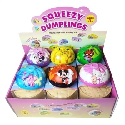 Jucarie Squishy Disney Anti-Stres | Mickey, Hello Kitty, Peppa Pig | Copii 3+