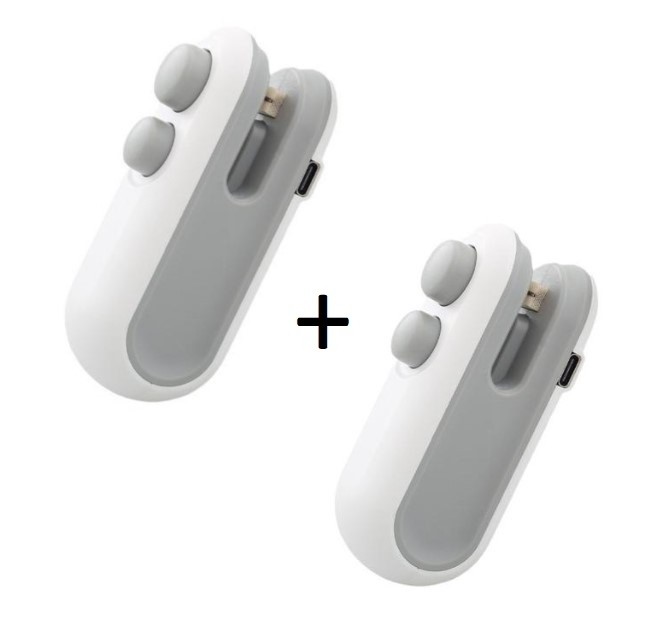 1 + 1 GRATIS Mini aparat de vidat manual, portabil, incarcare USB
