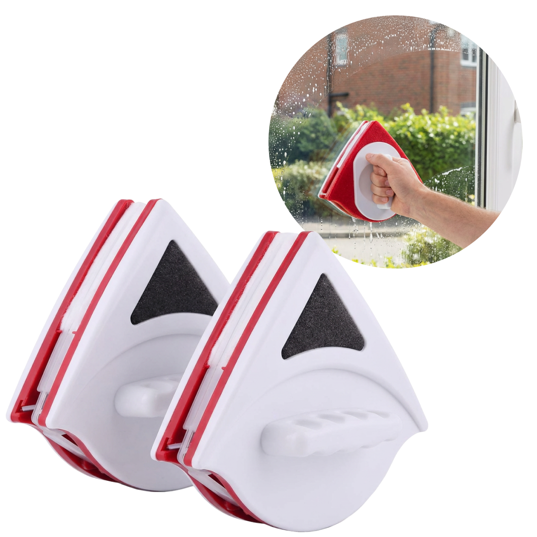 PROMO 1+1 Stergator Magnetic Pentru Geamuri | Curatare Pe Ambele Parti | Sistem Siguranta