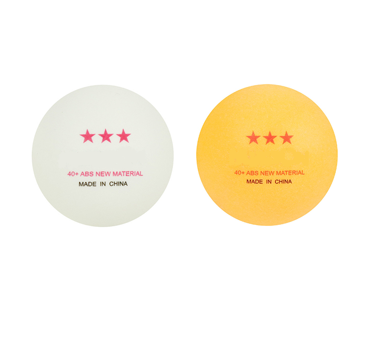 Set 6 mingi de ping pong, Alb/Galben, Top Quality 3*