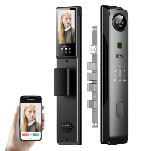 Yala Smart cu Recunoaștere Faciala si Palma, Amprenta, Cod, Card, Aplicatie si Video Interfon