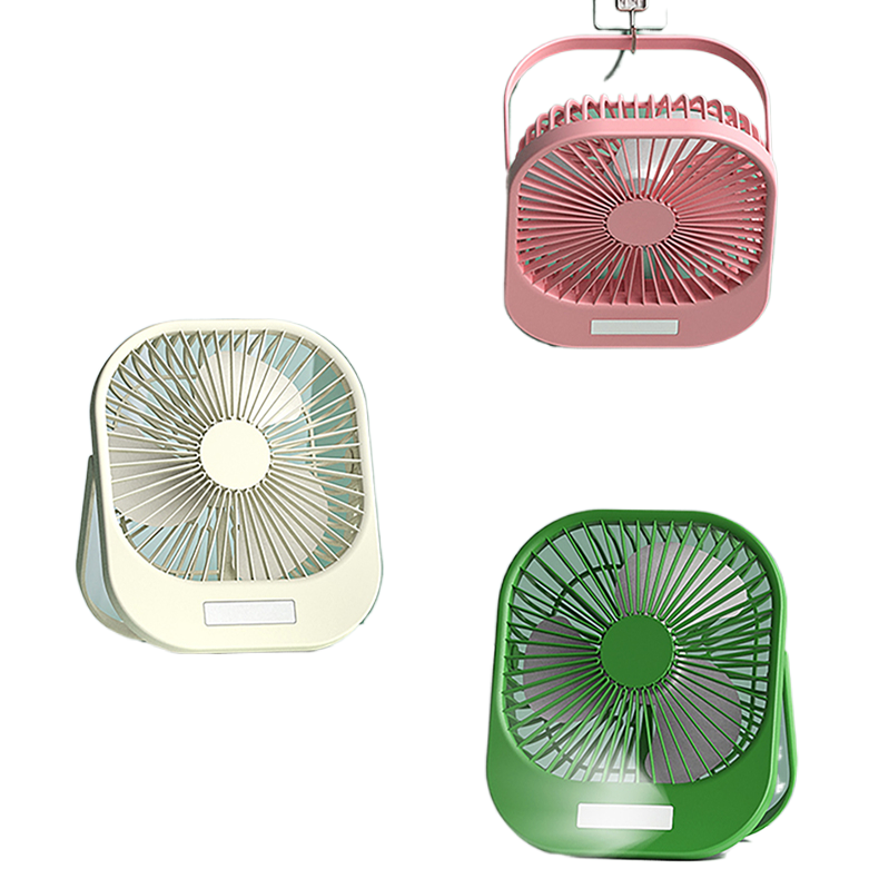 Mini-Ventilator Portabil, 3 Trepte de Viteza, LED 