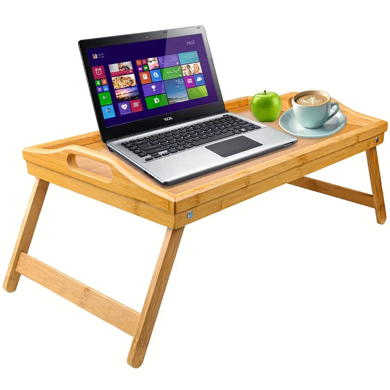 Masuta Multifunctionala, Reglabila si Pliabila cu Picioare Rabatabile, Masuta Pentru Laptop, Snacks-uri, Picnic