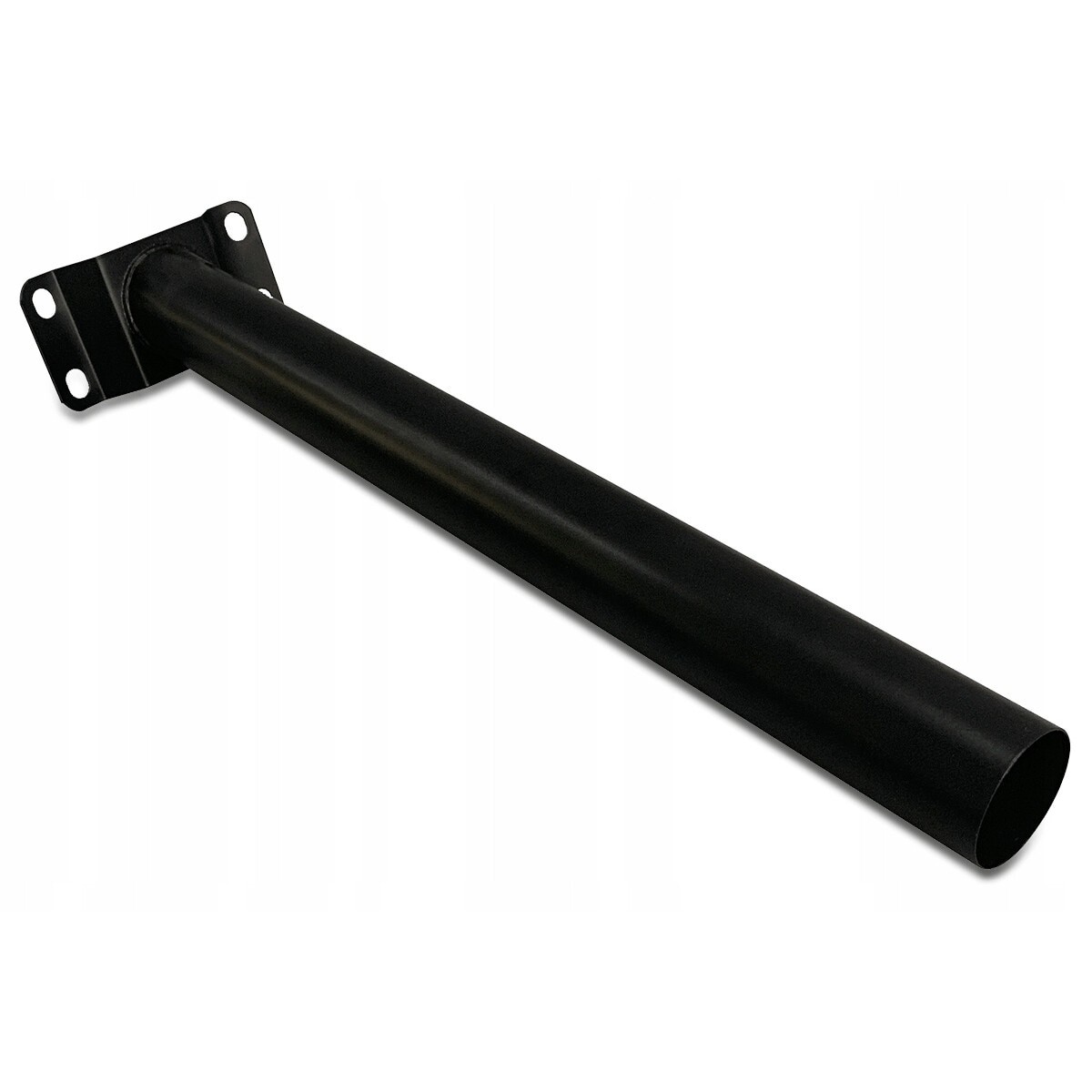 Suport Lampa Stradala | Montaj Stalp | Metal Negru | Unghi 45° | Accesorii Iluminat Exterior