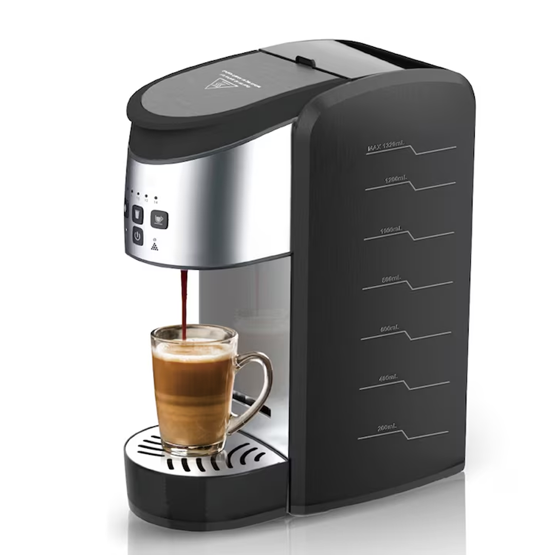 Espressor 1500W | Rezervor 1320ml | Control Temperatura | Multifuntional Cafea | Usor de Curatat