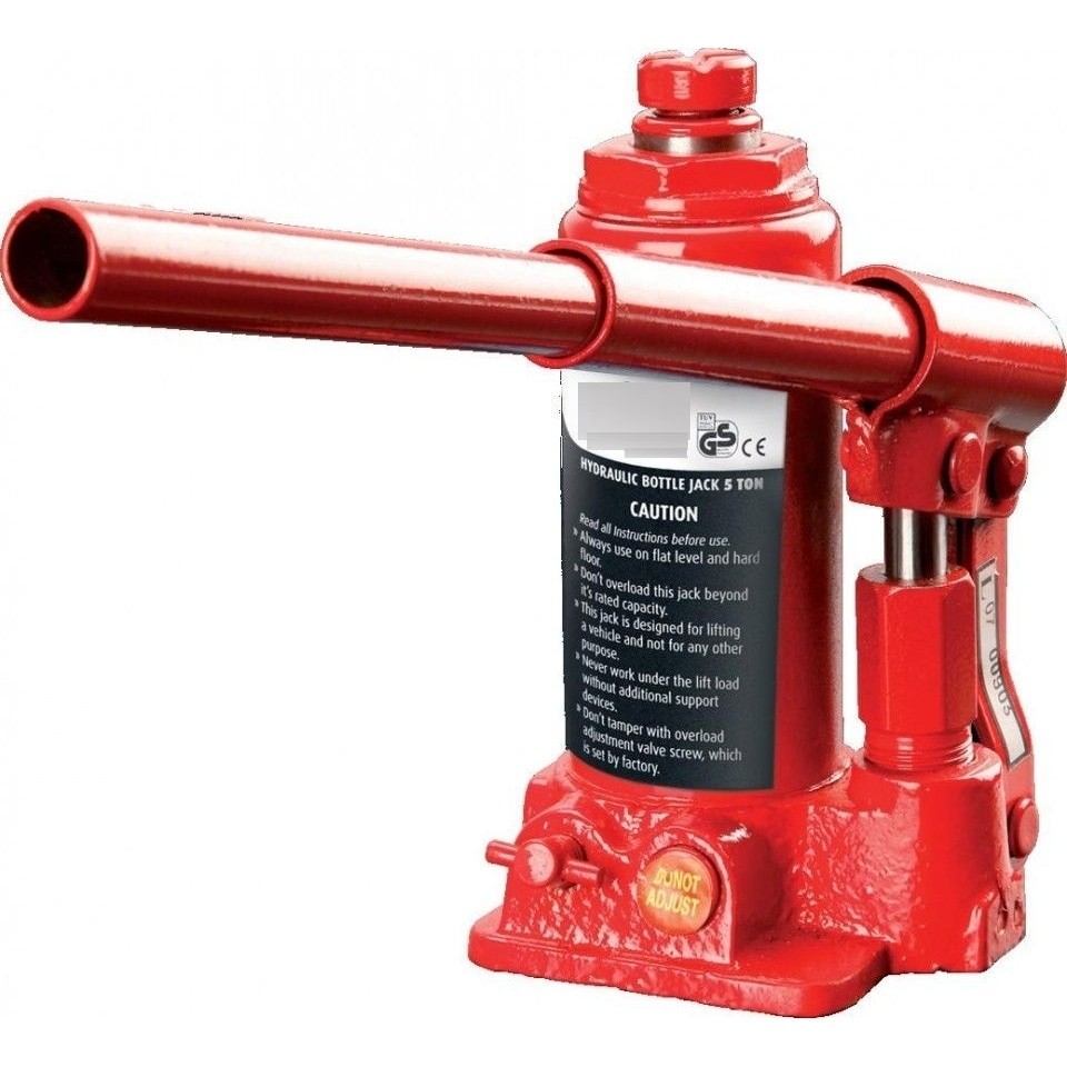 Cric Hidraulic Tip Butelie, Compact din Oțel, Variante 5 Tone/10 Tone