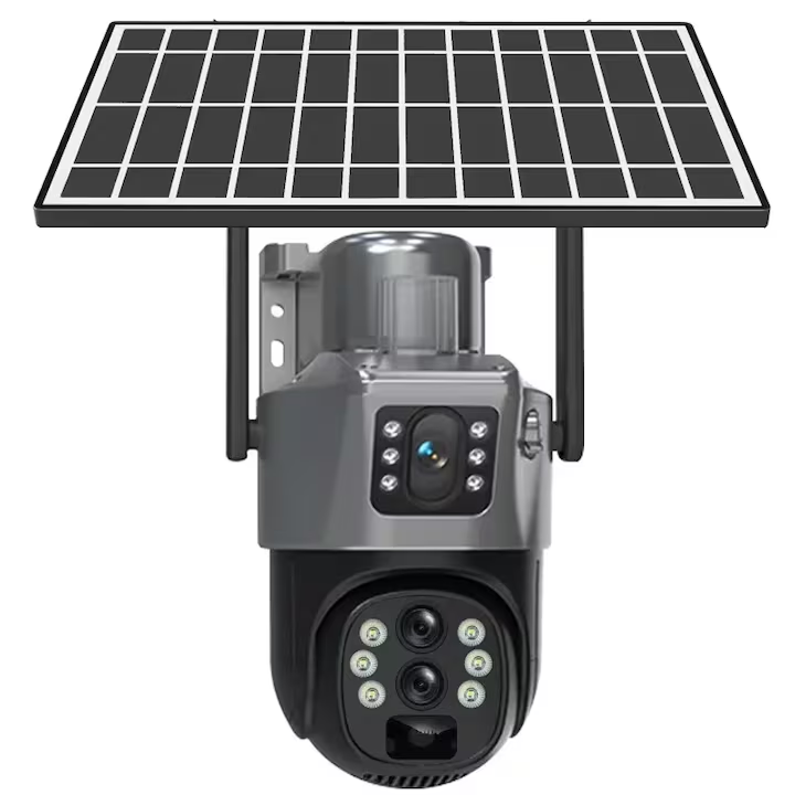 Camera Supraveghere Wi-FI Solara 12MP | Zoom Optic 10X | Card Memorie Cadou | Detectie Faciala si Auto Tracking 355° | Night Vision Color | IP66