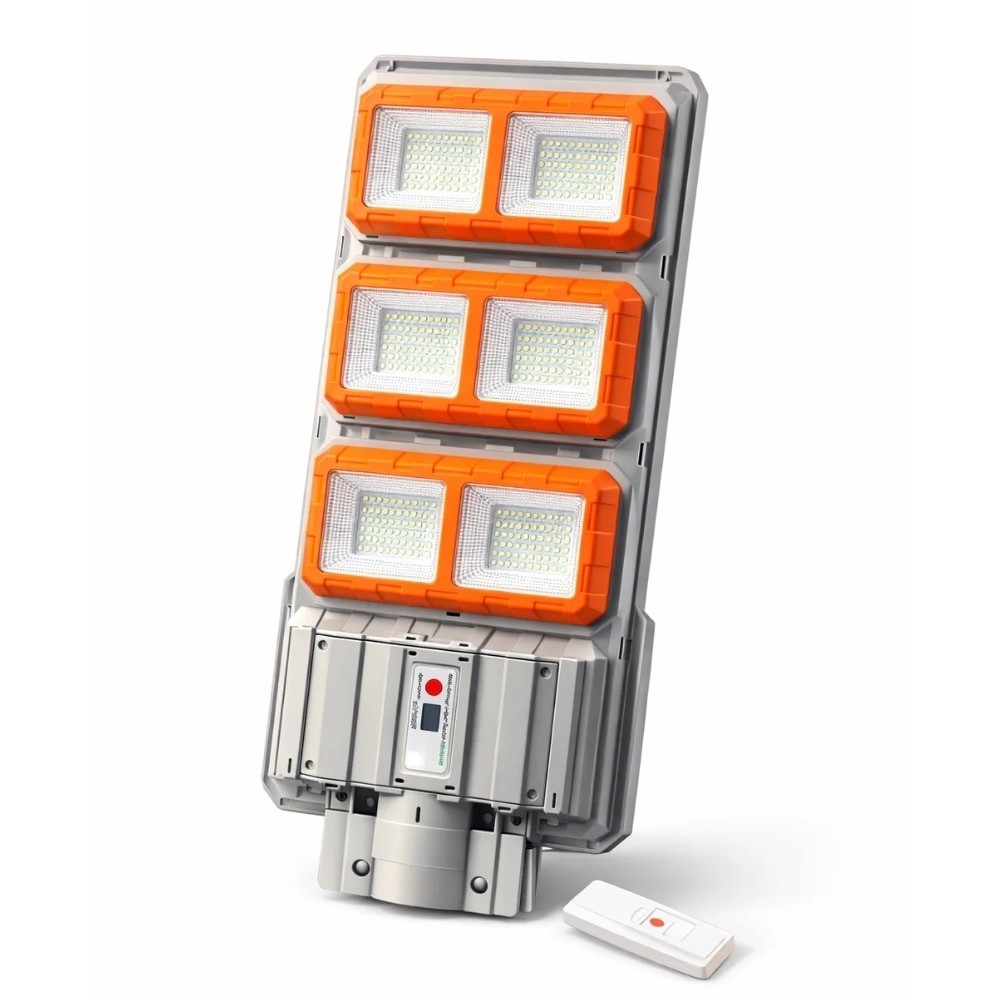 Lampa Stradala Solara 3000W | COB LED | Baterie LiFePO4 | Senzor Radar | IP65 | Iluminat Exterior Profesional