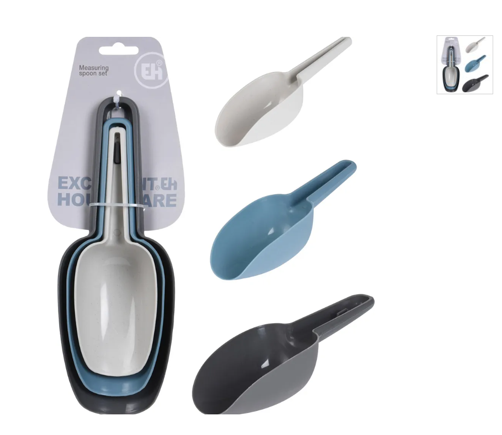 Set 3 linguri pentru măsurare - diferite dimensiuni
