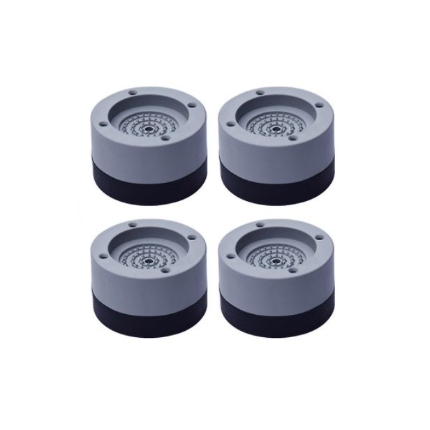 Set de 4 suporti , anti-zgomot si antiderapante, suporti amortizare vibratii masina de spalat, amortizoare uscator de rufe, frigider, mobilier