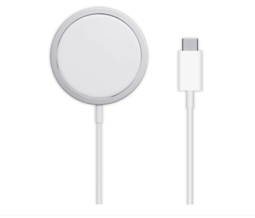 Incarcator wireless magnetic, Quick Charge/Fast Charge, Alb