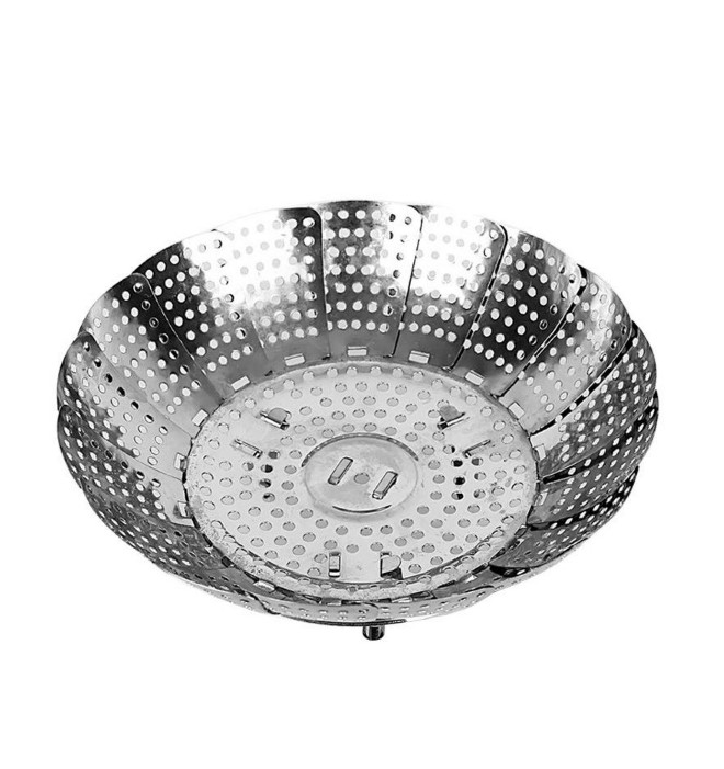 Sită din inox pentru gătit la aburi