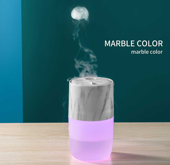 Difuzor aromaterapie ultrasonic cu alimentare USB, Design JellyFish Elf, 300 ml