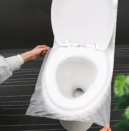 Set 50 de Protectii igienice pentru colac de toaleta