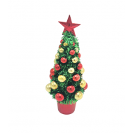 Bradut cu Globuri si Steluta, Multicolor