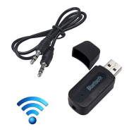 Adaptor Receptor Audio USB cu Bluetooth A2DP, Jack 3.5mm, Transmitator AUX, Negru