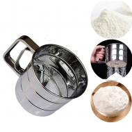 Cana cu Sita pentru cernut Faina sau Zahar, Inox, 250 Grame
