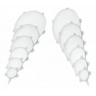 Set 12 capace flexibile din silicon, marimi diferite