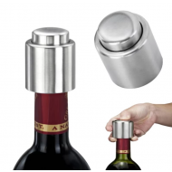 1 + 1 GRATIS - Dop cu pompa vacuum pentru sticla de vin