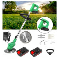 Motocoasa electrica 48V, 4000 mAh, 18000 RPM, cu 2 acumulatori