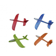 Avion planor din polistiren cu LED , lungime 48 cm