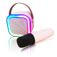 Boxa portabila tip karaoke cu microfon wireless pentru copii, conexiune bluetooth