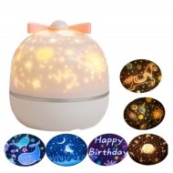 Proiector cosmic pentru copii, rotativ