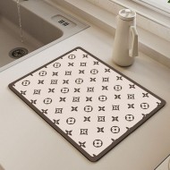 Covoras absorbant pentru mobila, uscare vesela si tacamuri, 60 x 40 cm