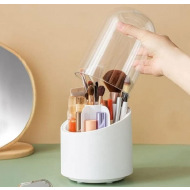 Organizator rotativ 360°, pentru pensule de machiaj