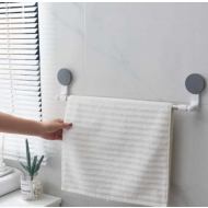 Suport pentru prosopul pentru baie sau bucatarie, fixare cu ventuze