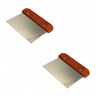 1 + 1 GRATIS - Spatula / Racleta de Patiserie - Maner de Lemn