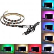 Kit Banda LED TV pentru Iluminare Ambientala Fundal RGB in Spatele Televizorului ,5m