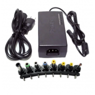 Incarcator universal pentru laptop, 96W, Tensiune reglabila 12-24 V, Cu 7 conectori de tip 12-24V, Negru