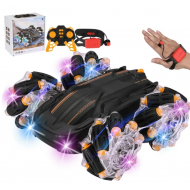 Twisted Car – Masinuta controlabila prin gesturi si telecomanda, lumini RGB