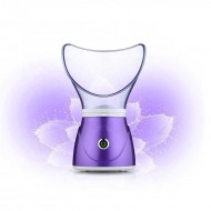 Sauna Faciala si Nazala 2 in 1 - Putere 150 W, Incalzire Rapida, Stimuleaza Circulatia Sangvina, Mov teleMAG