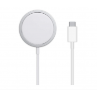 Incarcator wireless magnetic, Quick Charge/Fast Charge, Alb